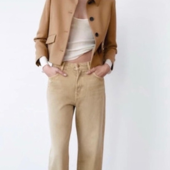 Zara Classic Tan Women's Jacket - Picture 7 of 7